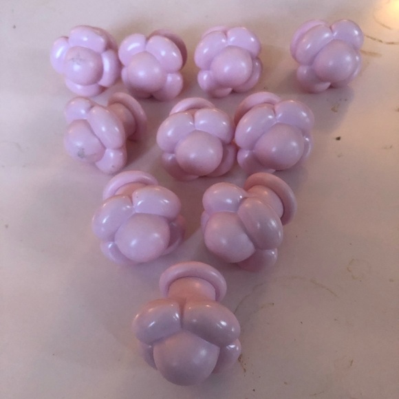 Ikea Skulptur Pink Porcelain Curtain Rod Finial . Could be used as handles-used - Picture 13 of 13